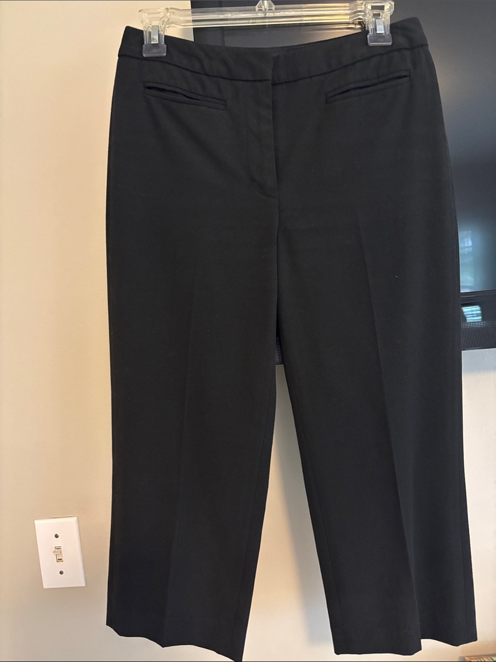 Talbots Black Cropped Dress Pants